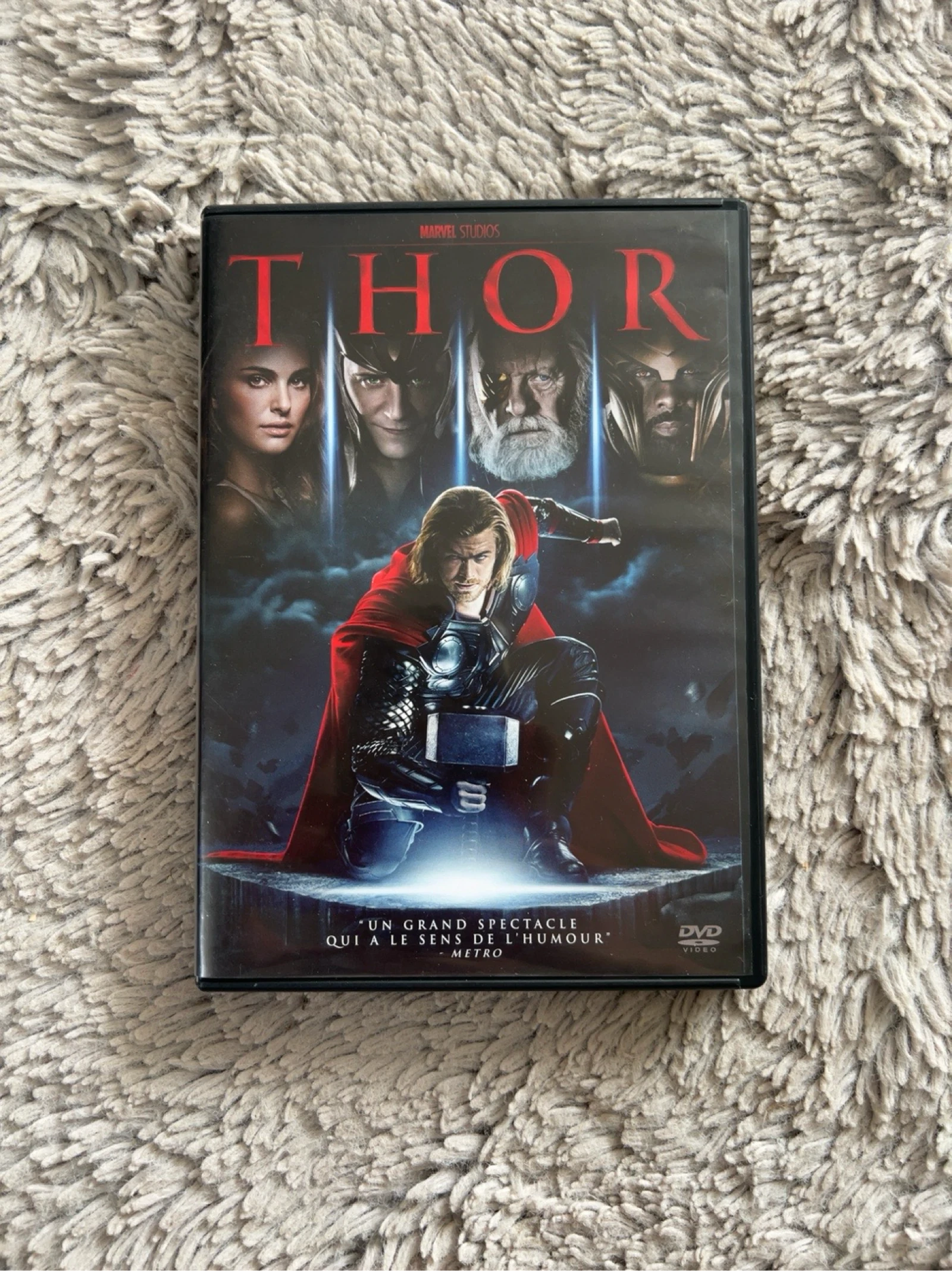 DVD Thor Marvel Studios – Chris Hemsworth – Film Action Super-héros – Très bon état